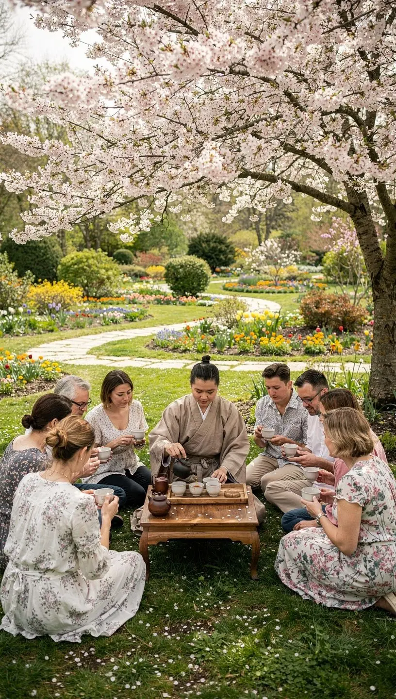 Šálka bylinného čaju na drevenom stole s prírodnými dekoráciami